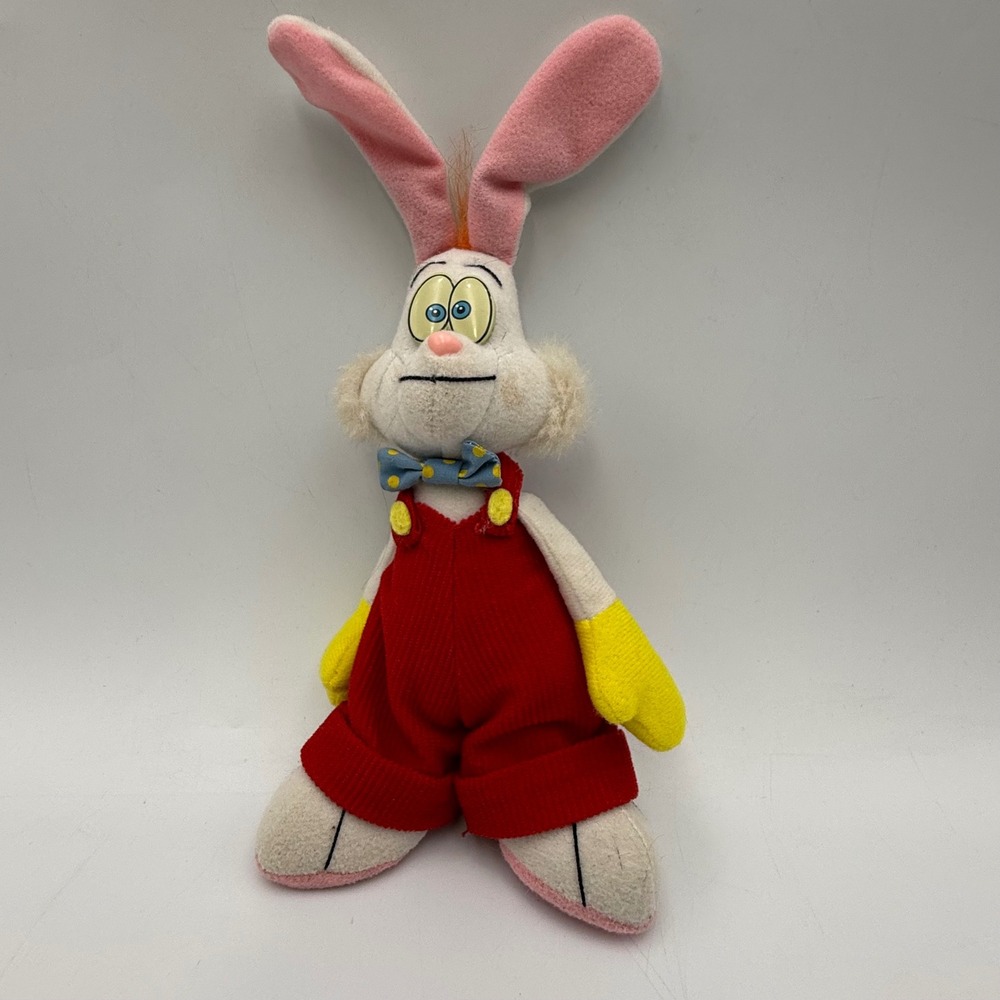 Vintage 1987 Roger Rabbit Plush Disneyland Walt Disney World 9.5 inch Toy
